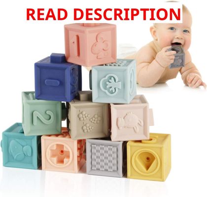 Mini Tudou Baby Blocks Soft Blocks 6-12m