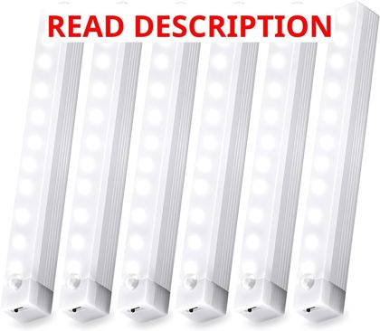 6 Pack Under Cabinet LED Lights