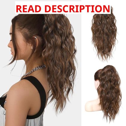 FLUFYMOOZ 18" Ponytail Extension Claw Clip