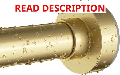 Gold Shower Curtain Rod 34-66 in Adjustable