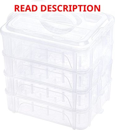 New Brothread 4-Layer Stackable Box Organizer