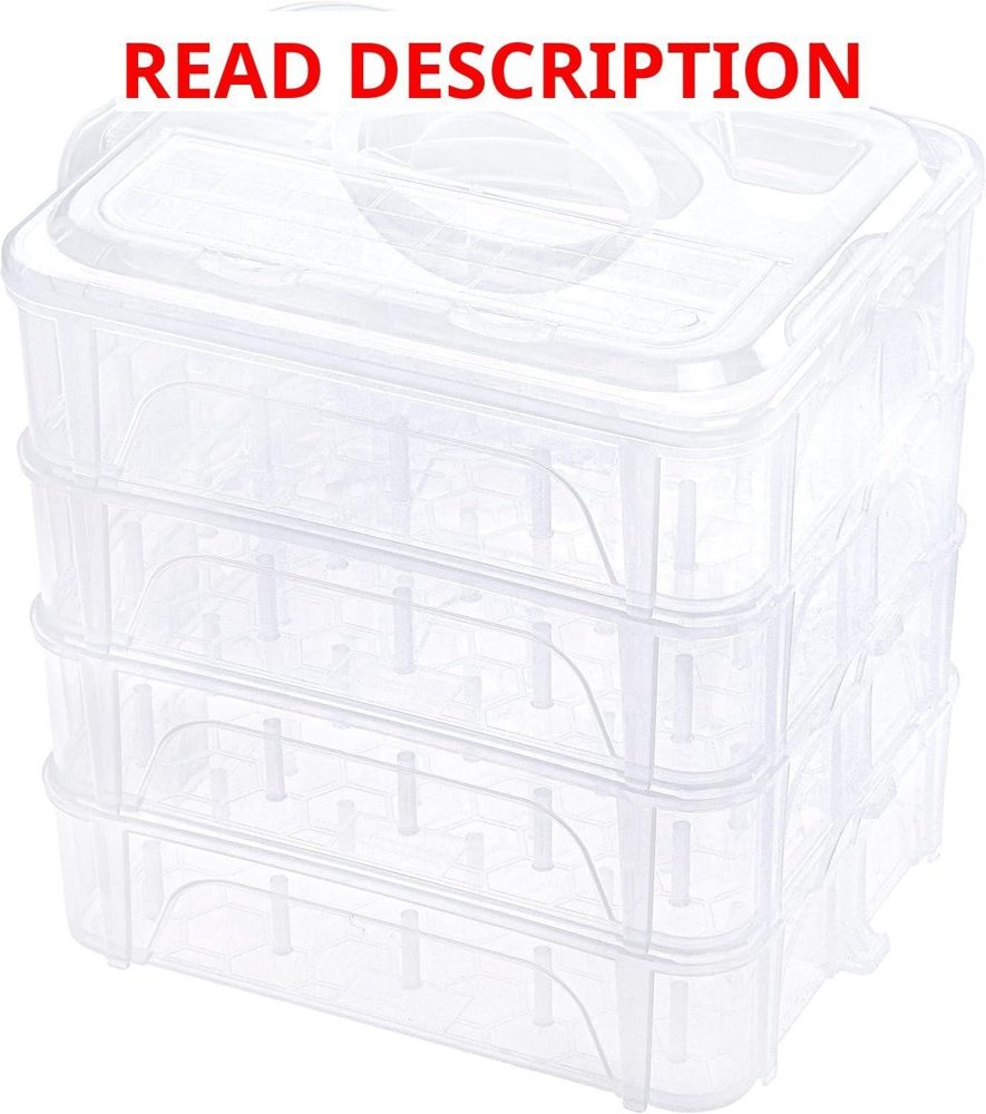 New Brothread 4-Layer Stackable Box Organizer