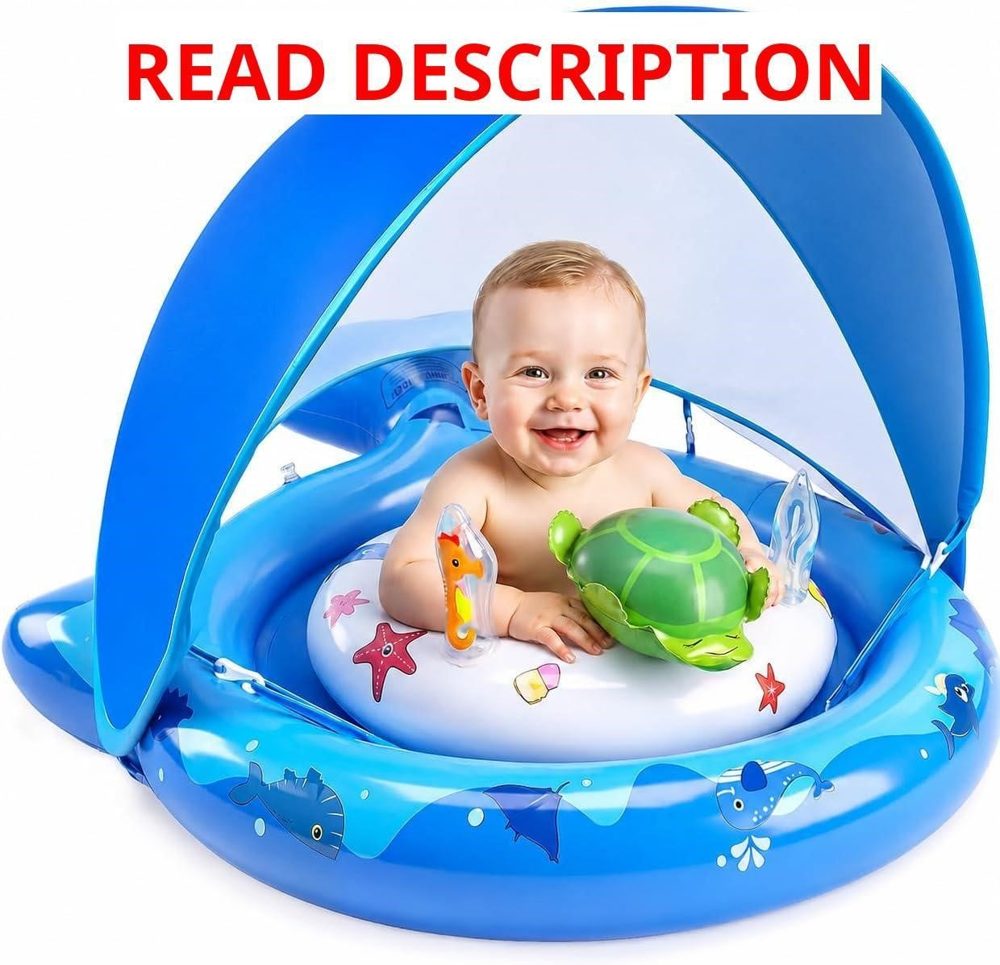 Baby Pool Float with Sun Canopy 6 36M