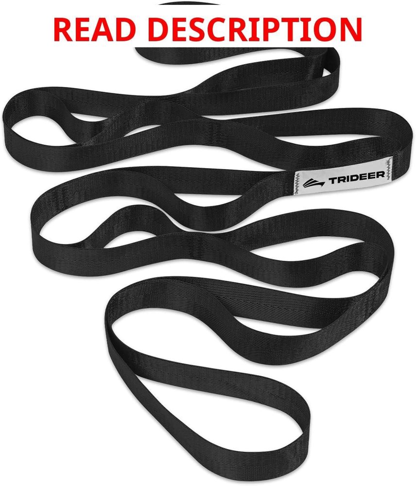 Trideer Non-Elastic Stretching Strap with Loop