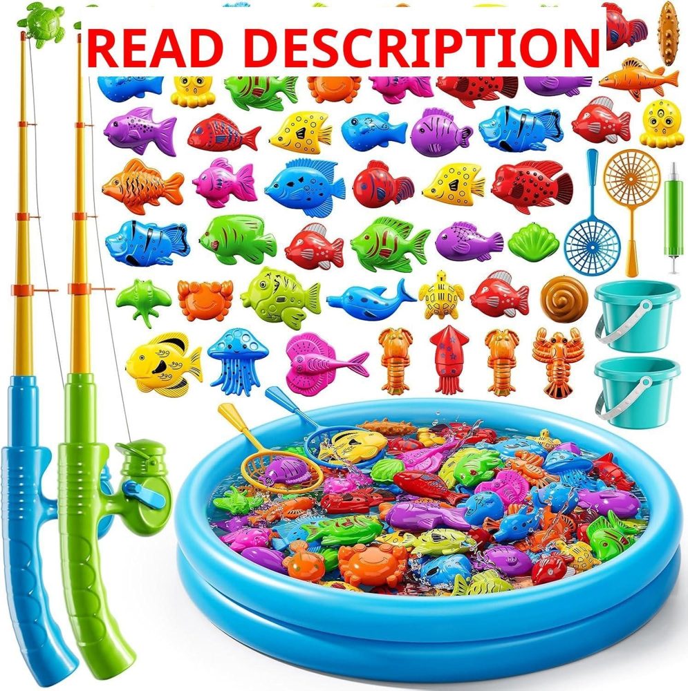 JUKUDAHU Magnet Fishing Game for Kids 3-5