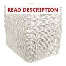 Bino 3-pk Small Rectangle Wheat Bins