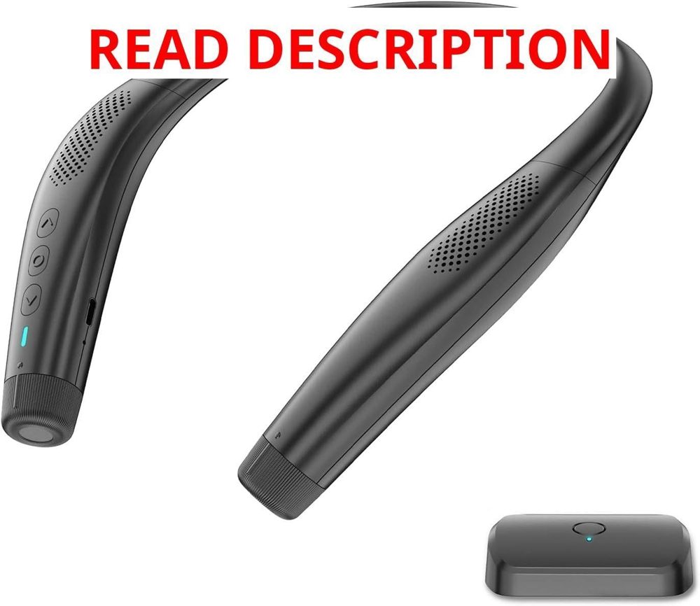 2.4GHz Neck Bluetooth TV Speaker for Seniors