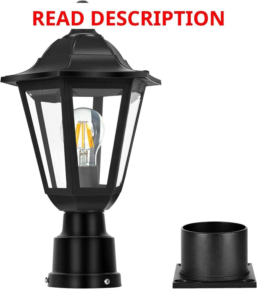 FUDESY Outdoor Post Light Exterior Lamp