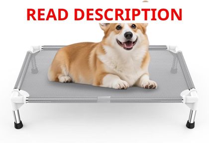 Elevated Dog Bed with Teslin Cooling Fabric