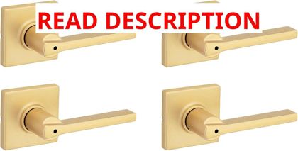 Kwikset Casey Interior Door Lever Set (4)