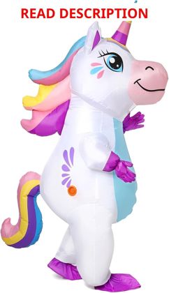 Gootus Inflatable Unicorn Costume for Adult