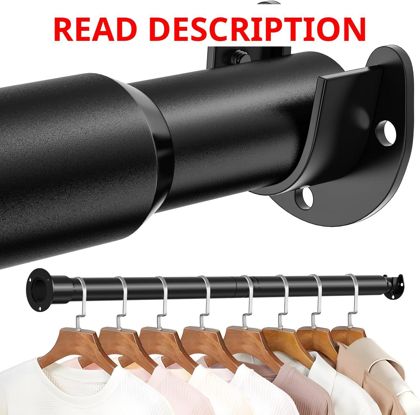 Mavivegue Closet Rod 17 84 Inch Adjustable