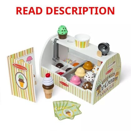 Melissa & Doug Ice Cream Counter (28 Pcs)