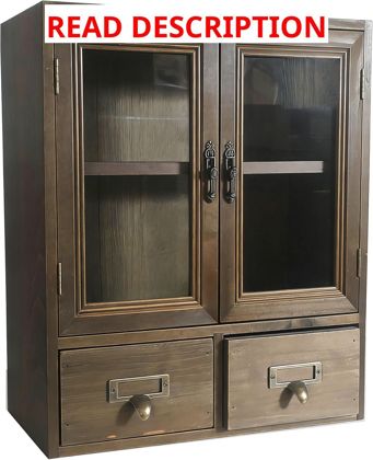 Pine Apothecary Cabinet 12"Lx4.7"Wx14"D