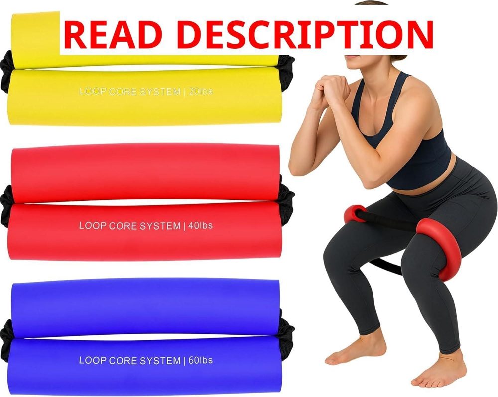 3 Pcs Resistance Bands 20/40/60 lbs