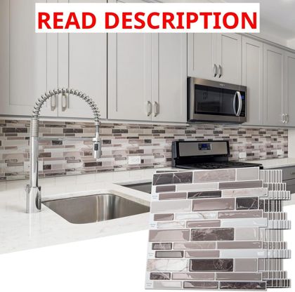 Art3d Stone Peel & Stick Backsplash 10-Sheet