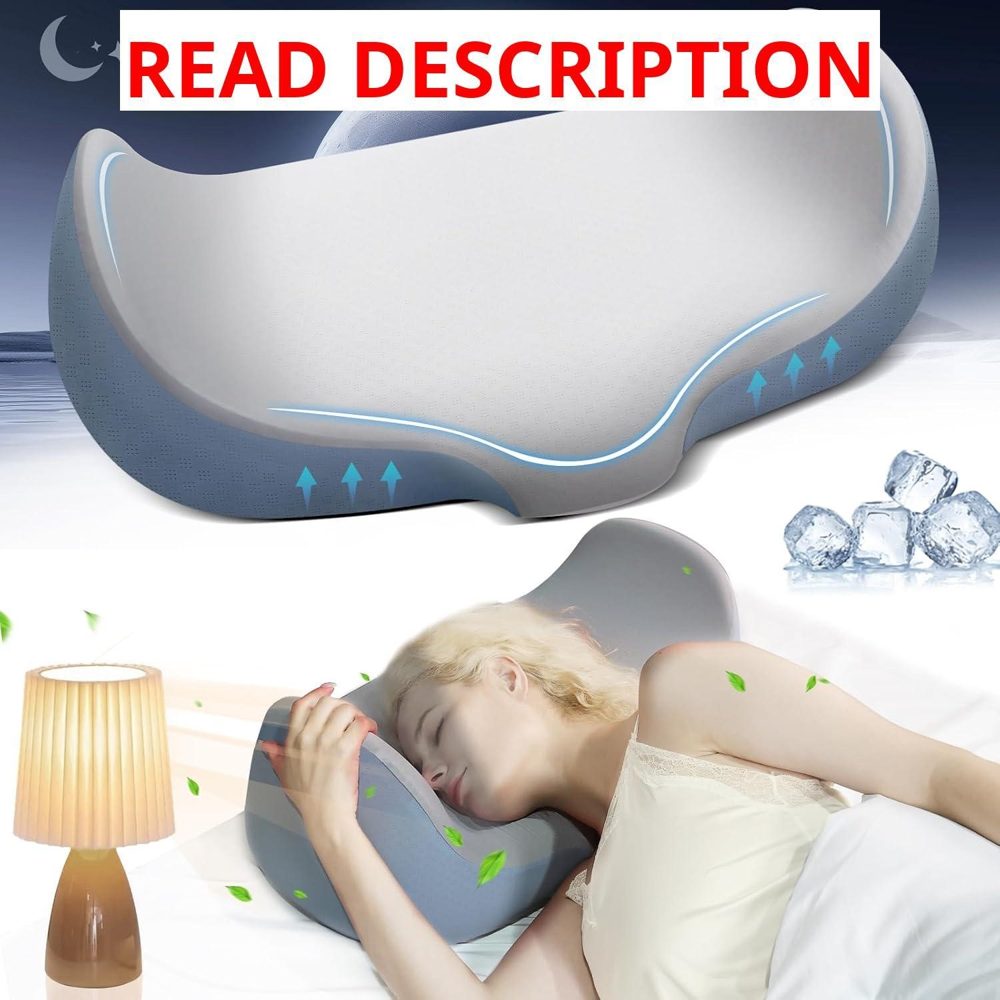 Ergonomic Memory Foam Cervical Neck Pillow