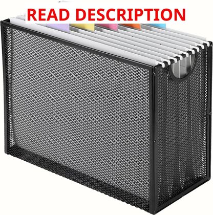 Sinboun Hanging File Organizer with 5 Folders