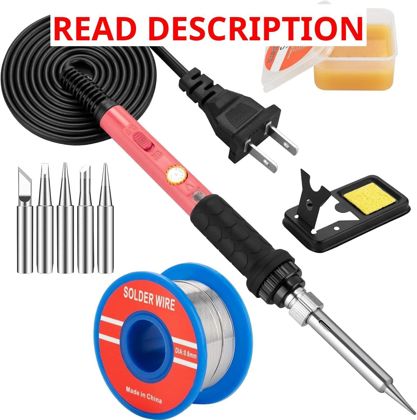 Soldering Iron Kit 60W with 5 Tips 110V