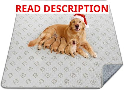 FXW Washable Pee Pads for Dogs 63" Square