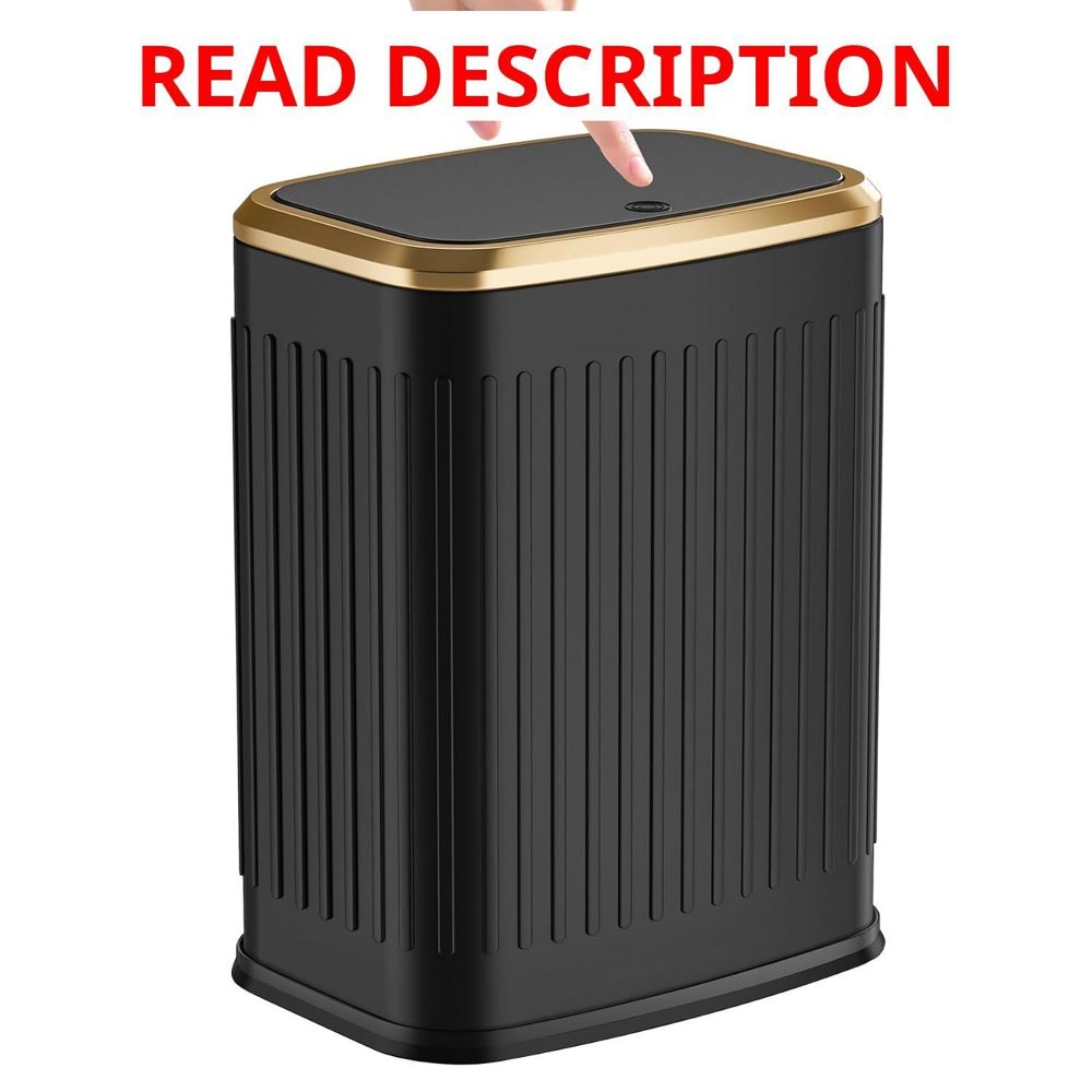 TIPGO Small Bathroom Trash Can with Pop-up Lid