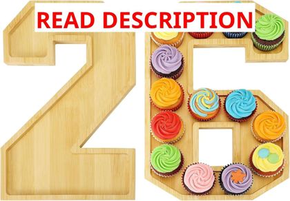 MADHOLLY Bamboo Graduation Board Set of 2