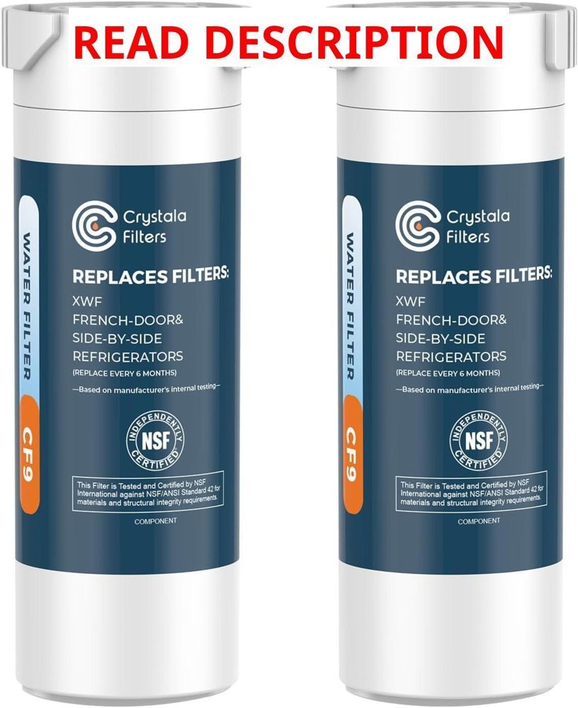 Crystala XWF Water Filter (2 Pack)