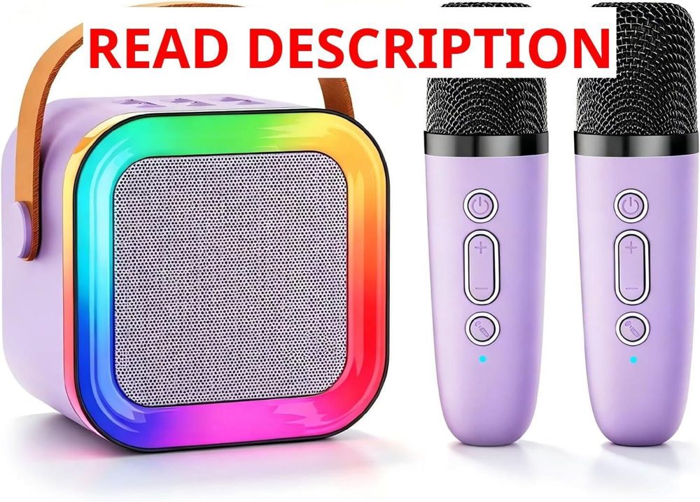 Mini Kids Karaoke Machine with Bluetooth