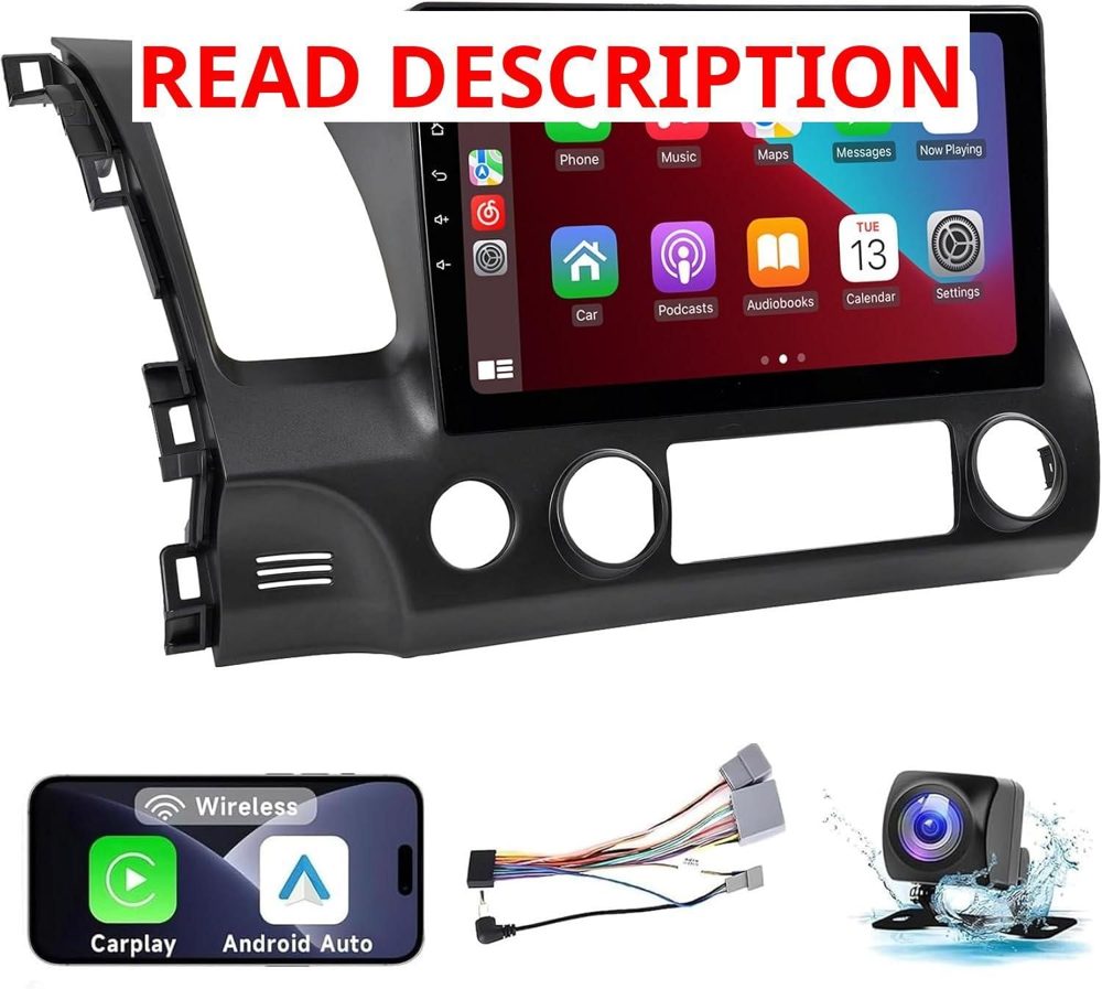 Leadfan 8-Core Car Radio for Honda Civic
