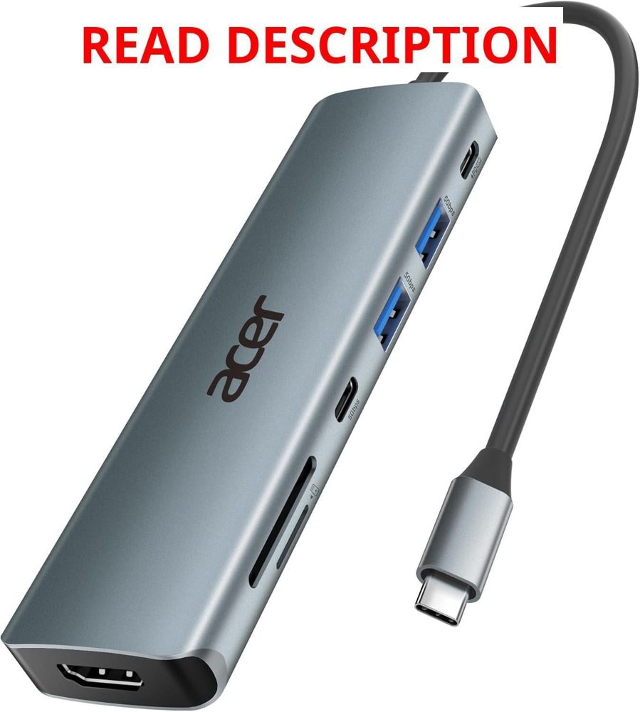 Acer USB C Hub 7-in-1 Multi-Port Adapter
