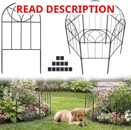 Small Garden Fence 24inH x6ftL 6 Pack