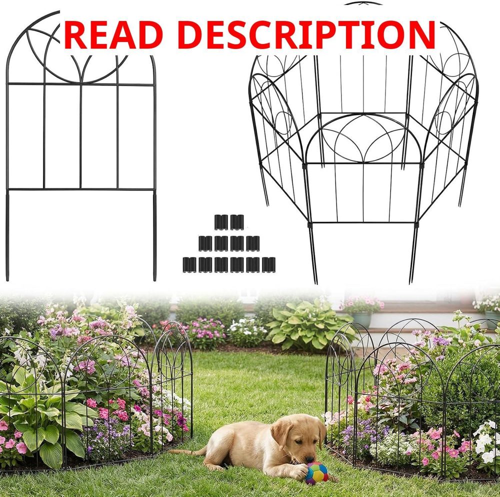 Small Garden Fence 24inH x6ftL 6 Pack