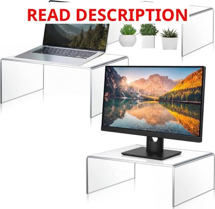 RattanView 3 Acrylic Shelf Risers 5/8mm