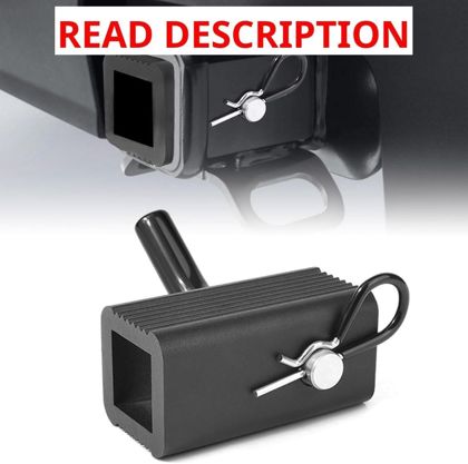 2" to 1-1/4" Hitch Reducer Sleeve w/ Clip