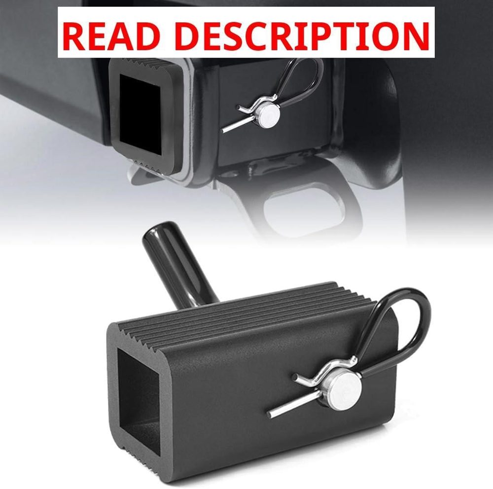2" to 1-1/4" Hitch Reducer Sleeve w/ Clip