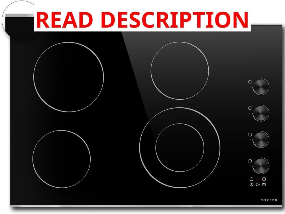 Noxton 30" Electric Cooktop 4 Burners