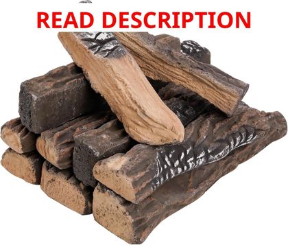 Skyflame Ceramic Logs for Gas Fireplace