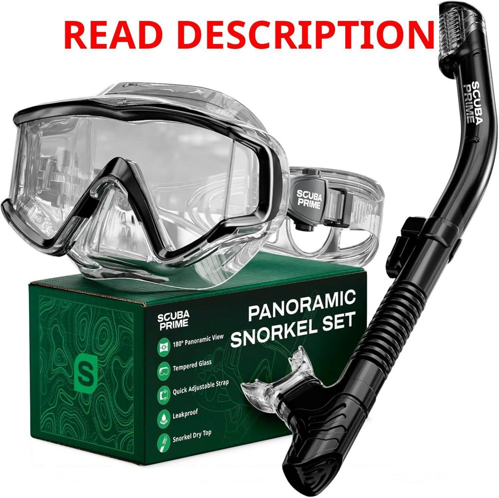 Pano 3 180 Panoramic Dive Mask (3-Window)