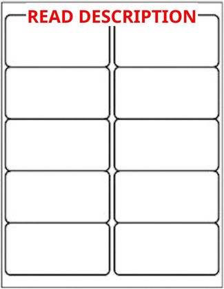 BESTEASY 10-UP Address Labels 500 Sheets