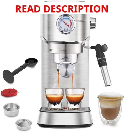 Gevi Espresso Machine 20 Bar Auto Frother