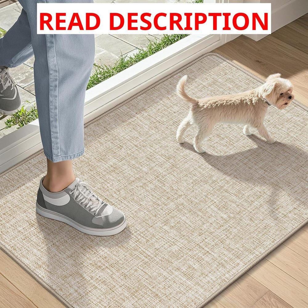 Lekeepgo Ultra Thin Indoor Door Mat 17"x29"