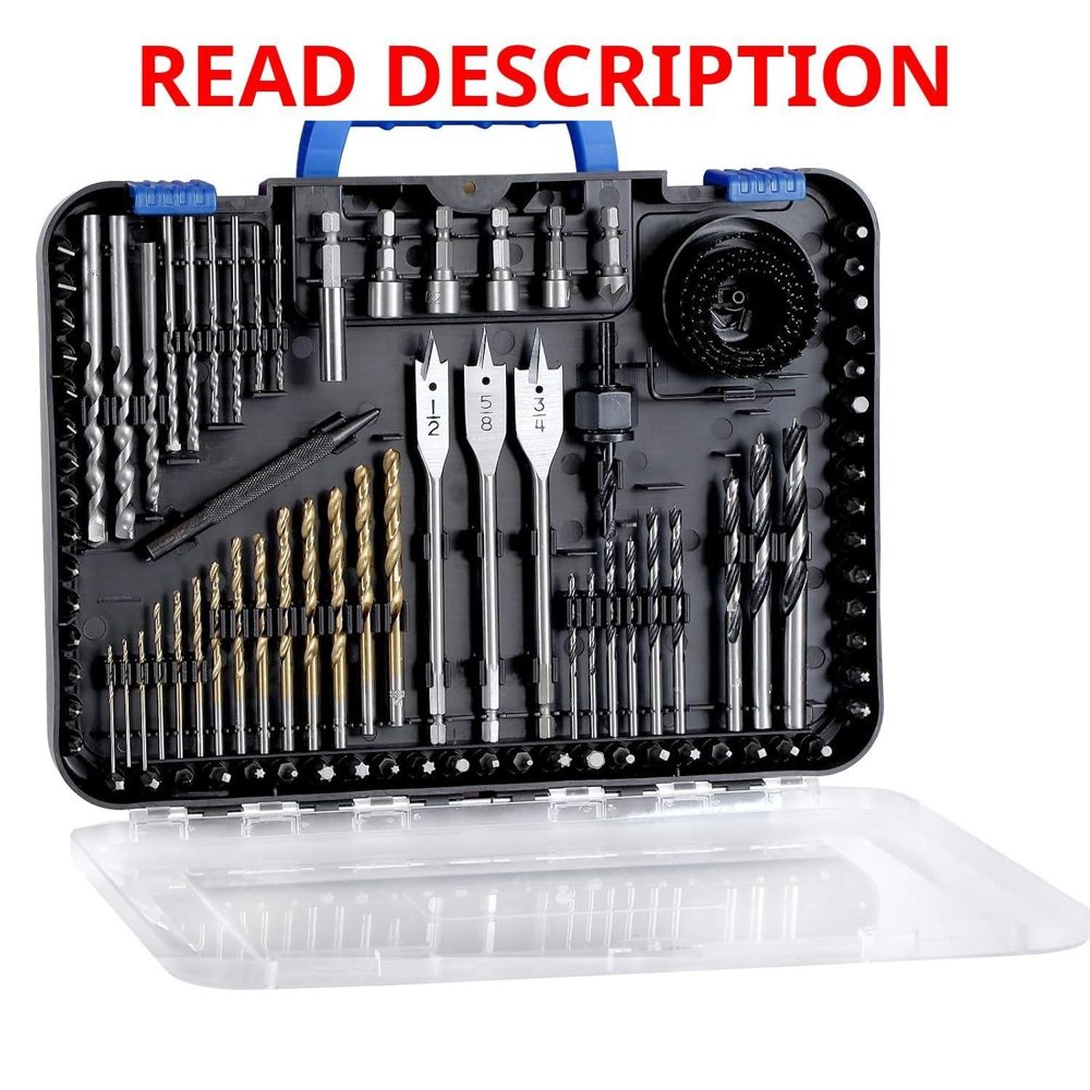 AVID POWER Drill & Driver Bit Set 100 Pcs