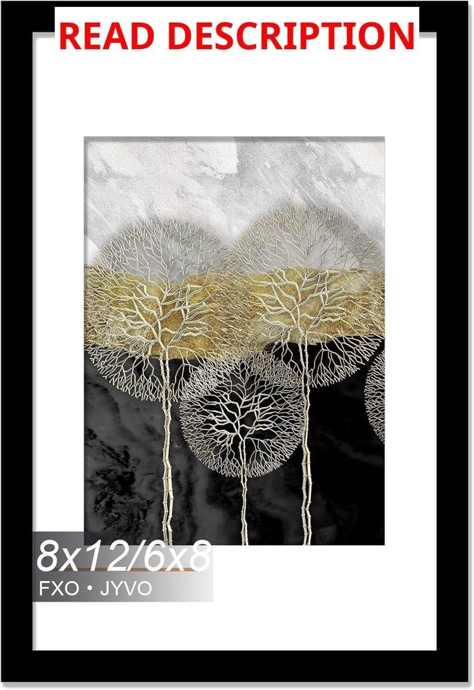 Fxojyvo 8x12 Picture Frame for Photo/Poster