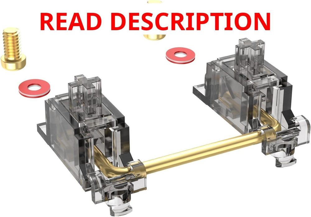 DUROCK Stabilizers V3 PCB Mount 2u/6.25u/7u