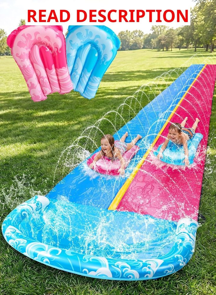 JOYIN 32.5FT Water Slide with 2 Boards (Blue)