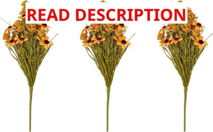 17" Fall Black-Eyed Susan & Grass Spray Set