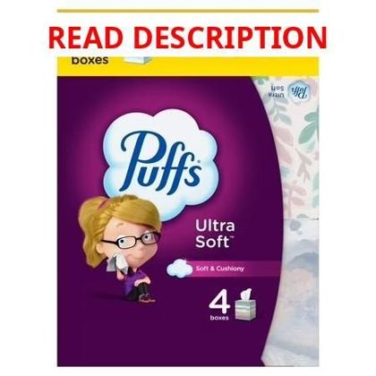 Puffs Ultra Soft Facial T tissues 72 count
