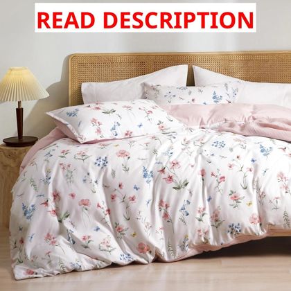 PHF Floral Duvet Cover Queen Set 3P