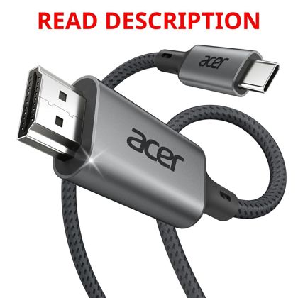 Acer USB-C to HDMI Cable 6.6ft 4K@60Hz