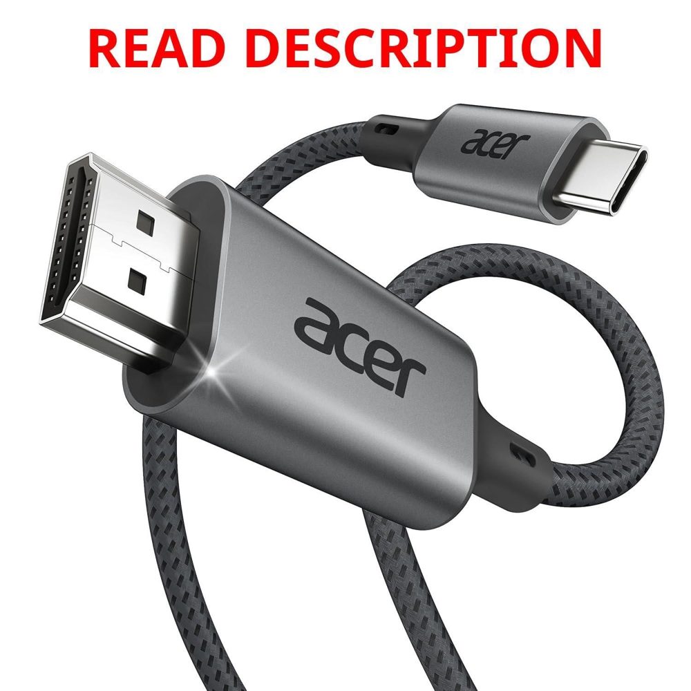 Acer USB-C to HDMI Cable 6.6ft 4K@60Hz